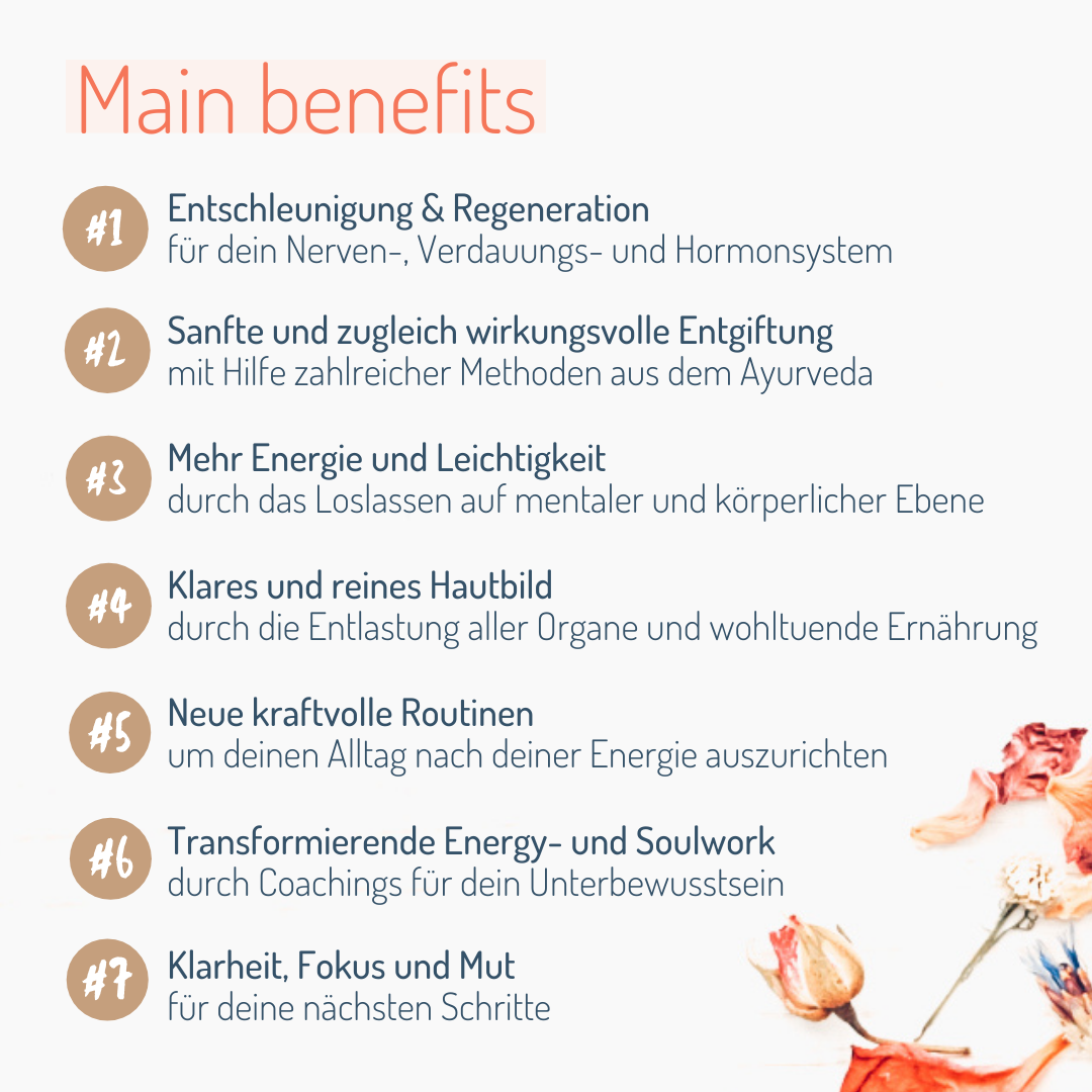 Main Benefits_YogaAyurveda Detox YogaAyurveda Detox